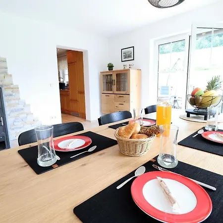Holiday home Flechtdorfer Waldblick: Spacious With Stream And Terrace